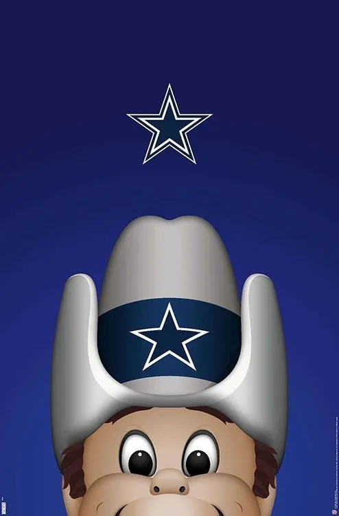 Dallas Cowboys "Rowdy Style" NFL Football Theme Art Poster - S. Preston/Trends Int'l.