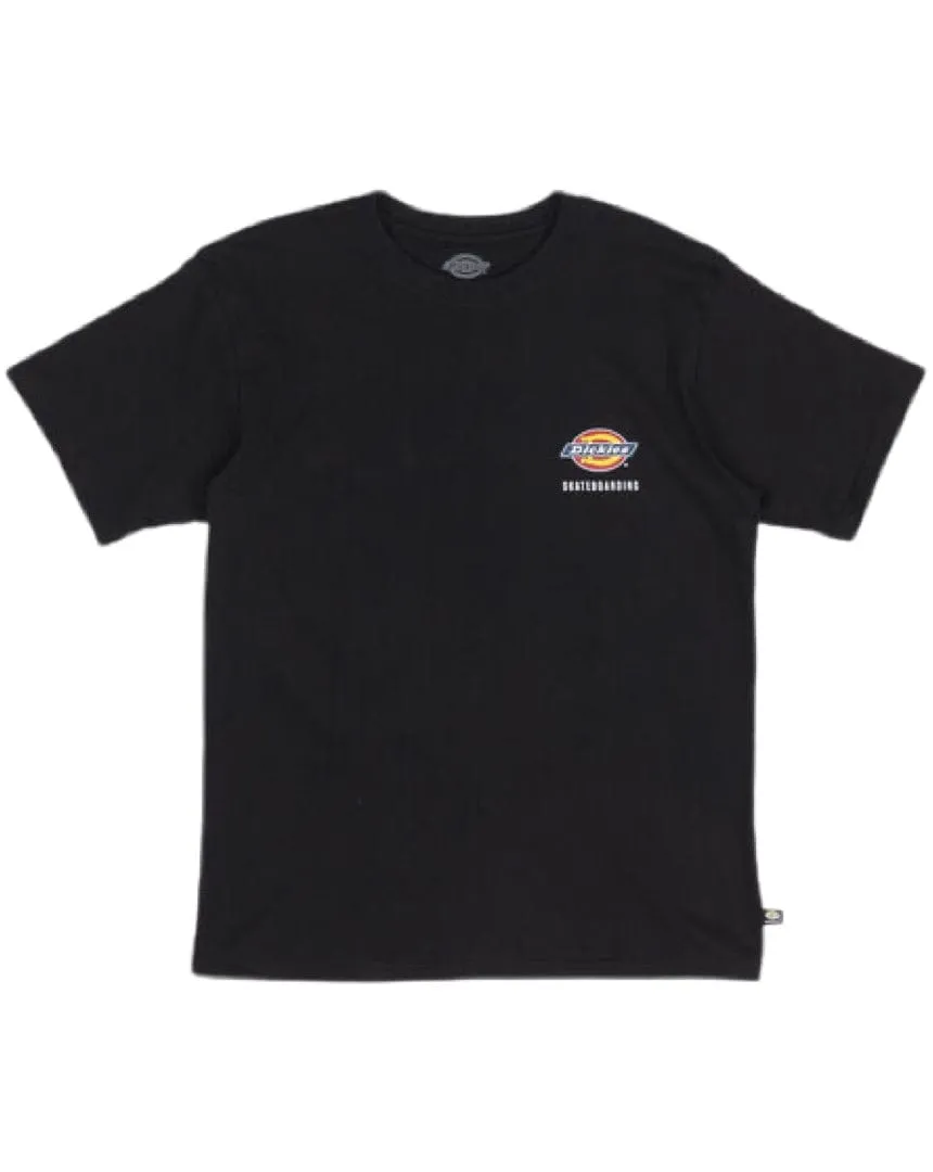 Dickies Skateboarding Regular Fit Chest Logo Tee - Black