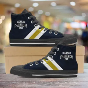 Diehard Notre Dame Fan Canvas High Top Shoes