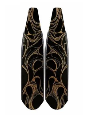 DiveR - It's Gold by Karin Studer Free Diving Fin Blades