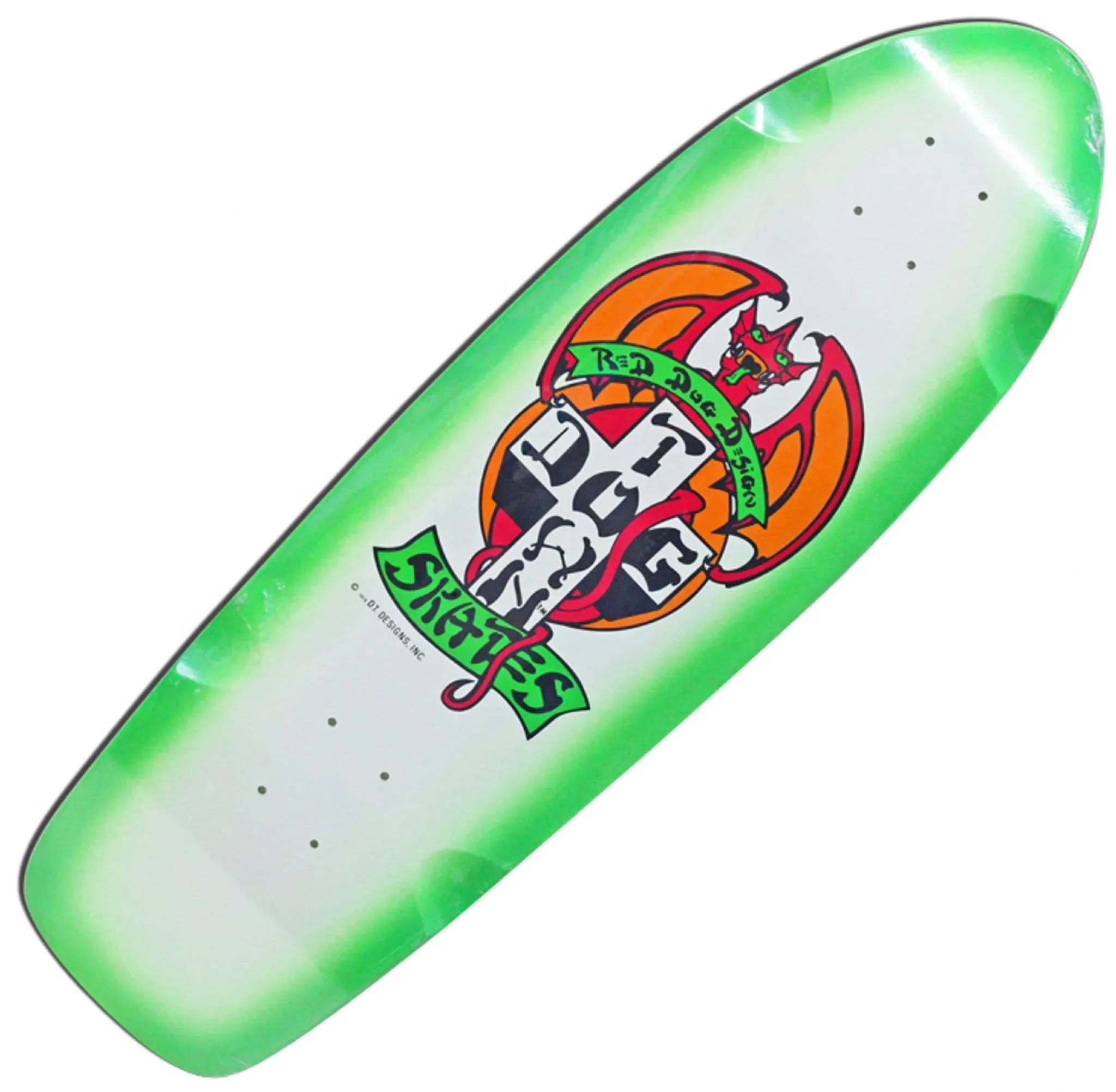 Dogtown "Red Dog Og Rider" SKATEBOARD DECK 9" X 30" LIME