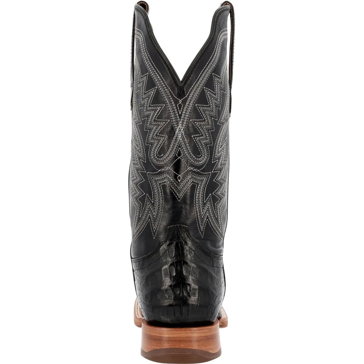 Durango PRCA Collection Caiman Belly Men's Western Boots Ddb0470 In Black Stallion