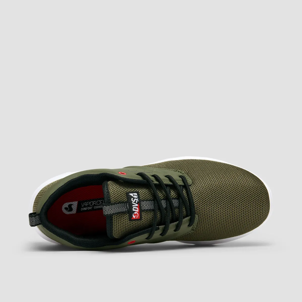 DVS Premier 2.0  Shoes - Olive Mesh/Fiery Red