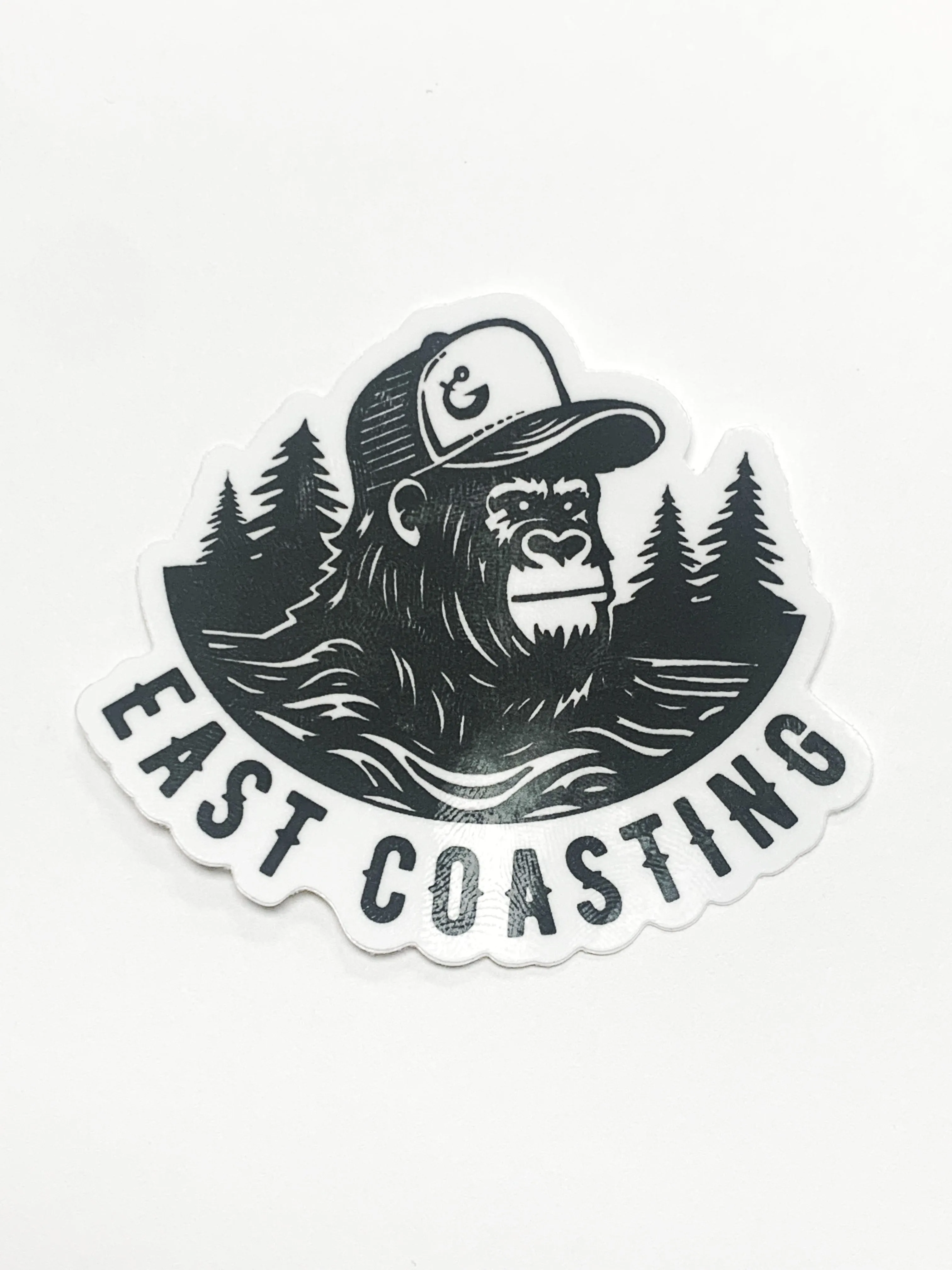 East Coasting Gorilla Sticker