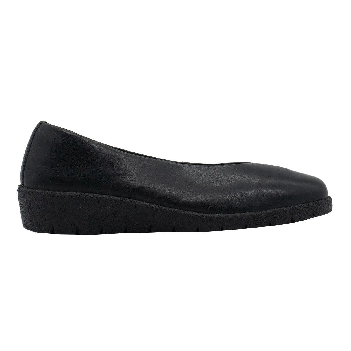 Ecco Casual Ballerinas Leather Black Colour For Women