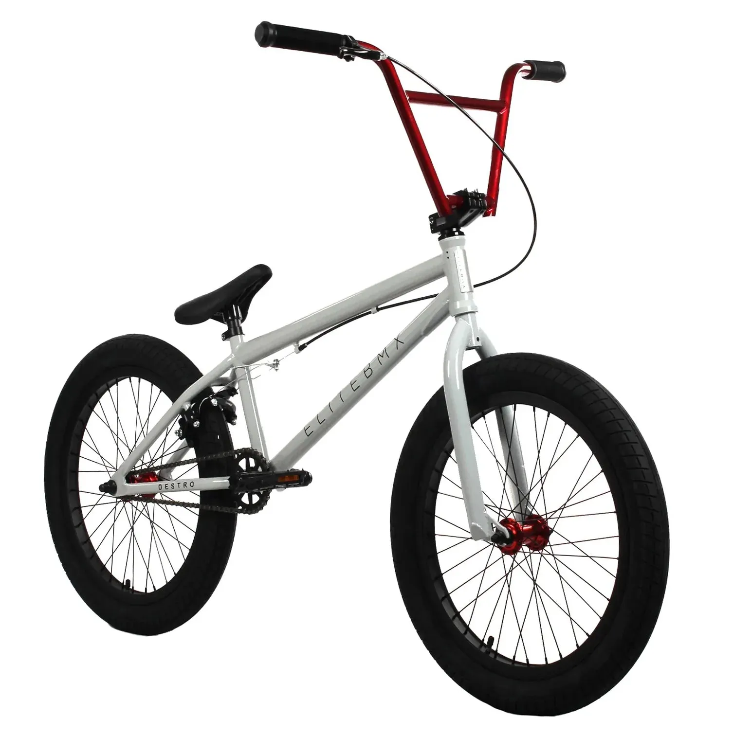 Elite Destro bike Grey Freestyle Bike 20in BMX -Live4Bikes