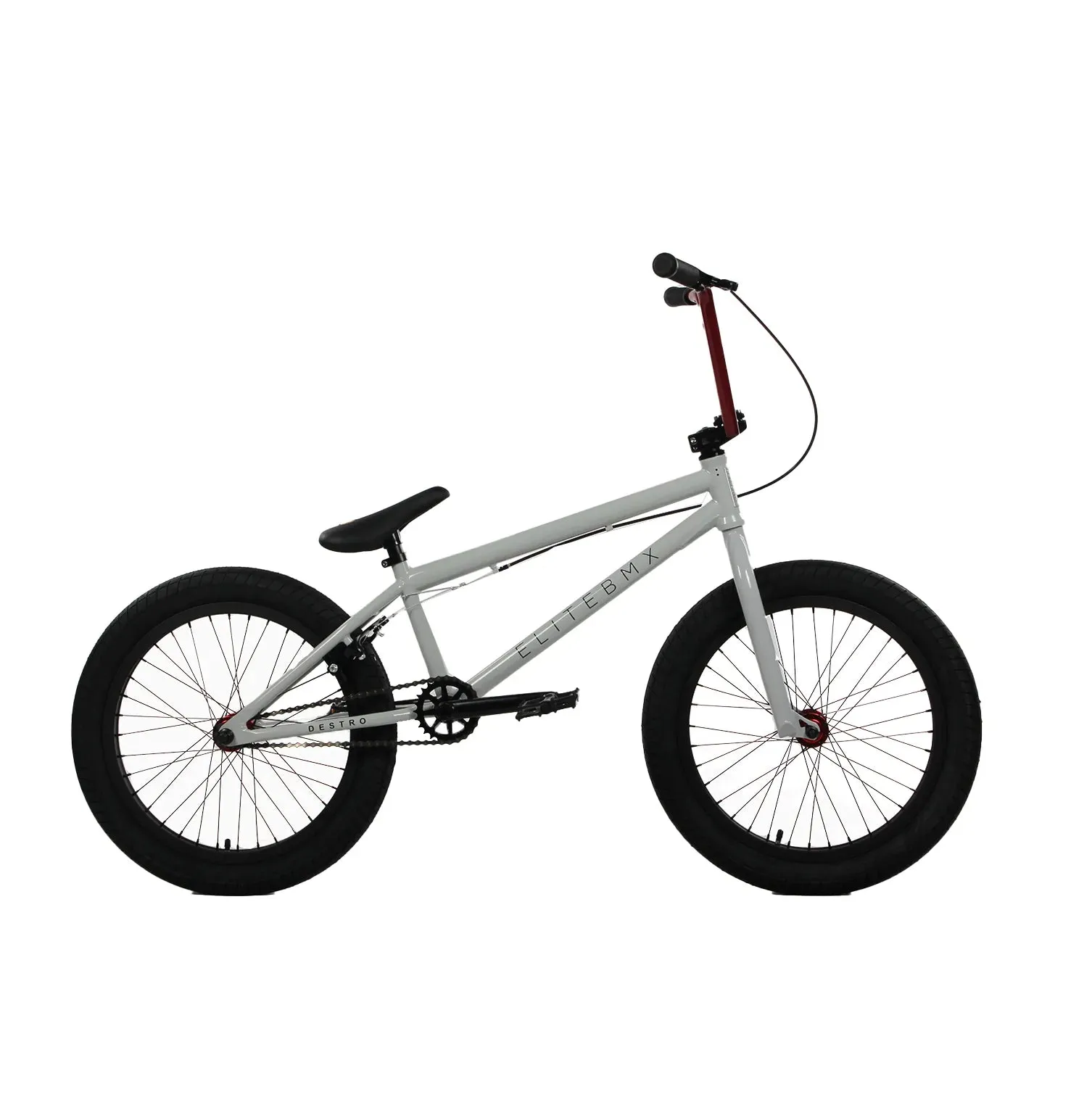 Elite Destro bike Grey Freestyle Bike 20in BMX -Live4Bikes