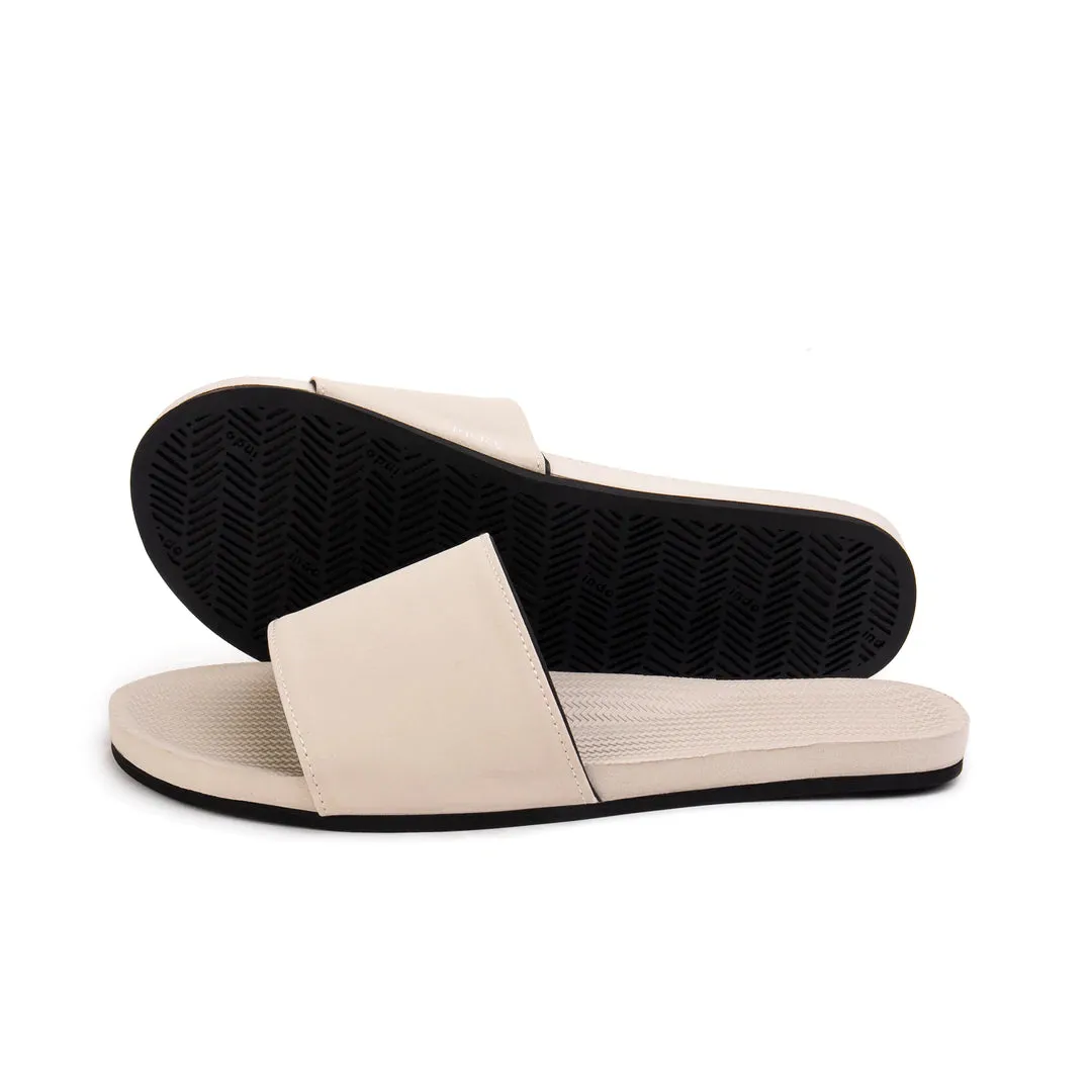 ESSNTLS Womens Slides - Sea Salt