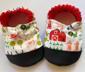 Farm soft baby shoes 12-18m