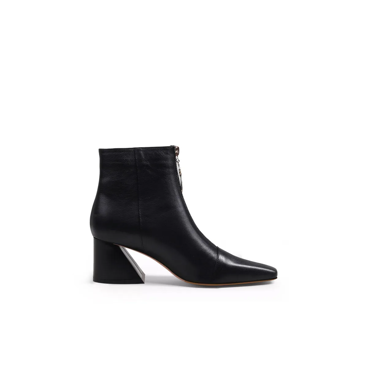 Front Zip Ankle Boots