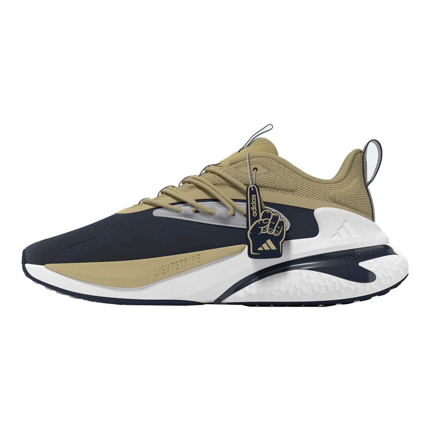 Georgia Tech Yellow Jackets Adidas Alphaboost V.2 Navy and Gold Shoes