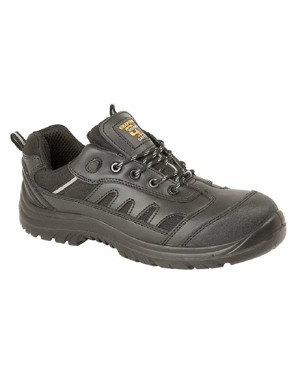 Grafters Coated Leather Fully Composite Non Metal Safety Trainer Shoes