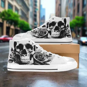 Grey Skull & Roses Women