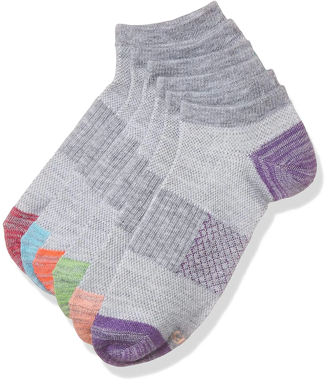 Hanes womens 6-pair Lightweight Breathable Ventilation Ankle Socks