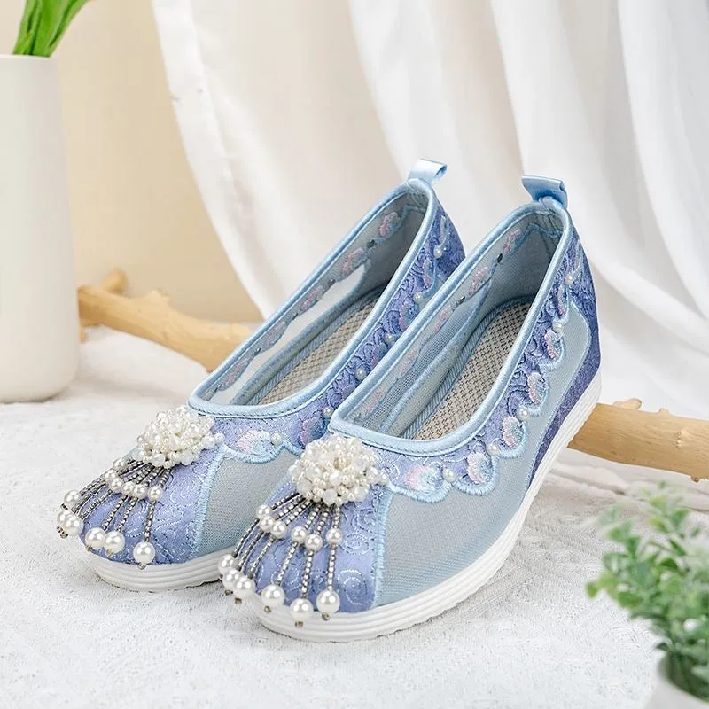 Hanfu Shoes: Lapis