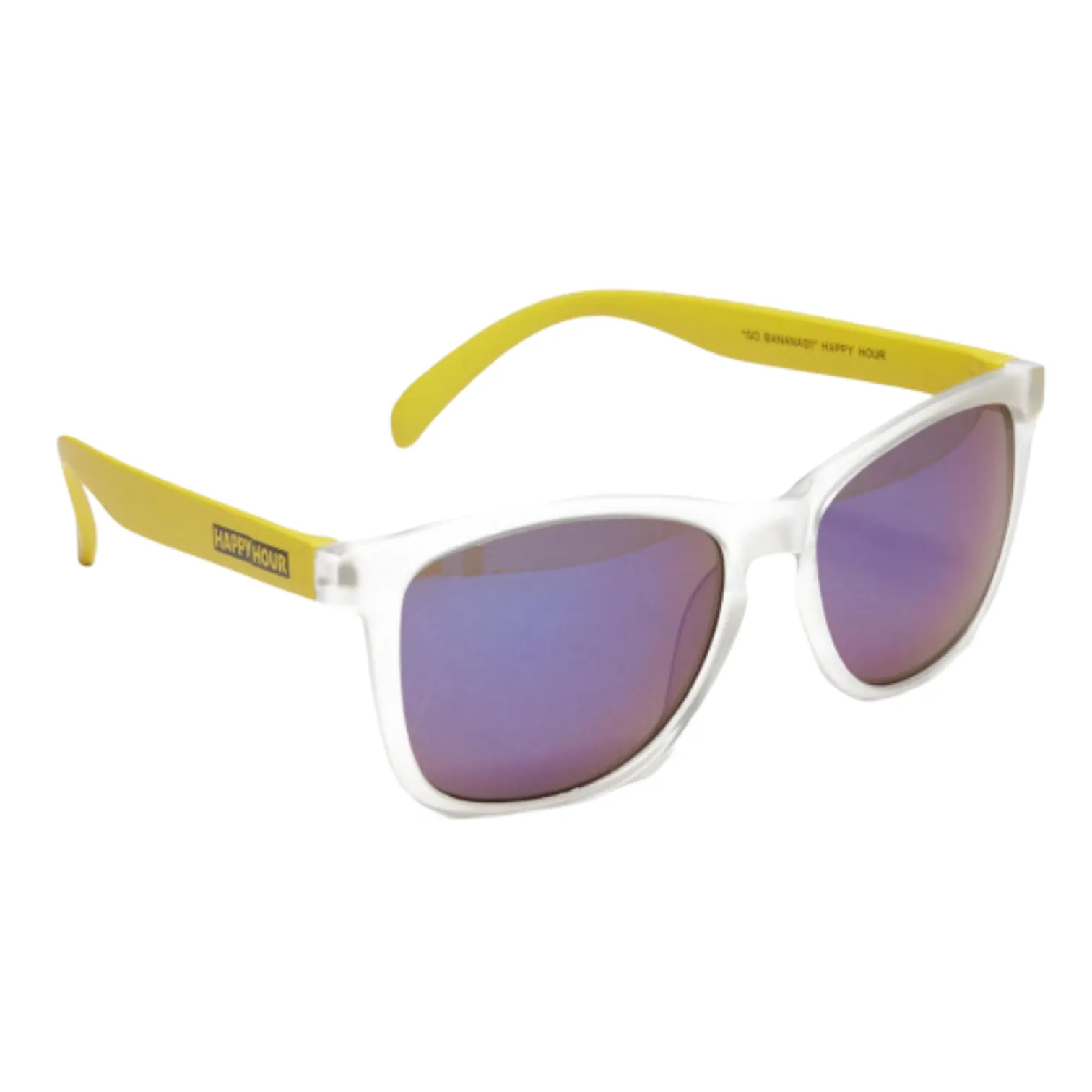 Happy Hour Mamba Sunglasses - Electric Banana