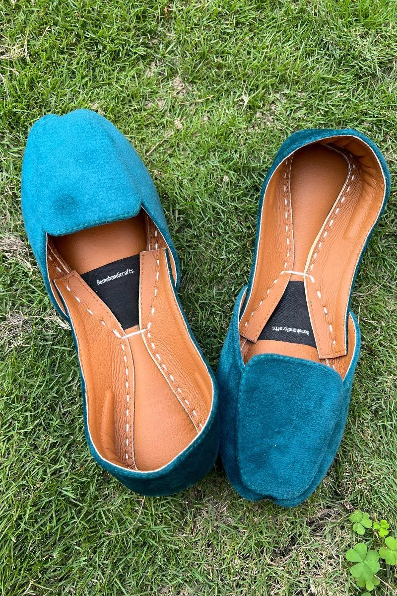 Hemo Handicraft - Zinc Loafers - Khussa - Velvet