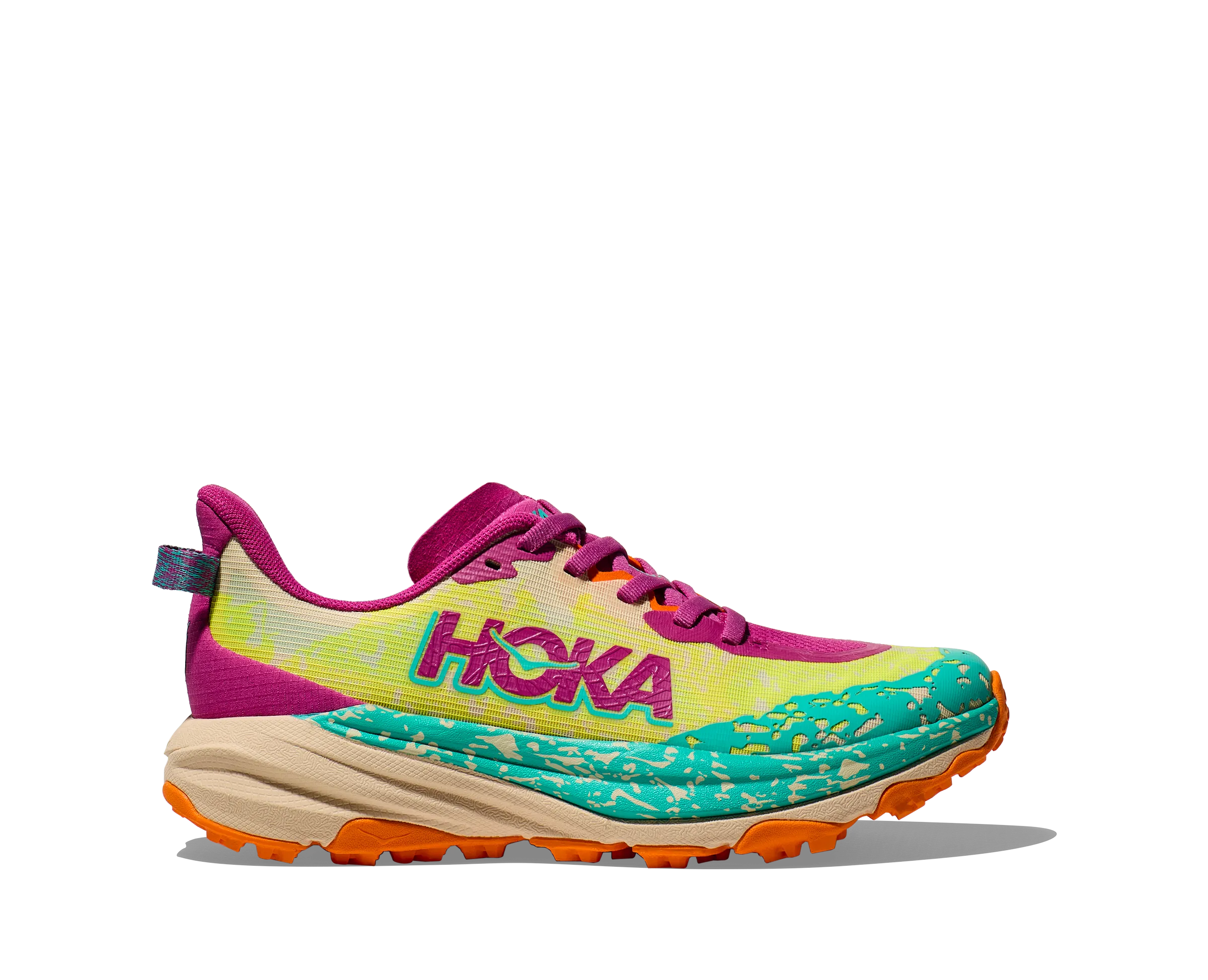 Hoka Kids Speedgoat 6 Trainer Fuchsia/Electric Aqua