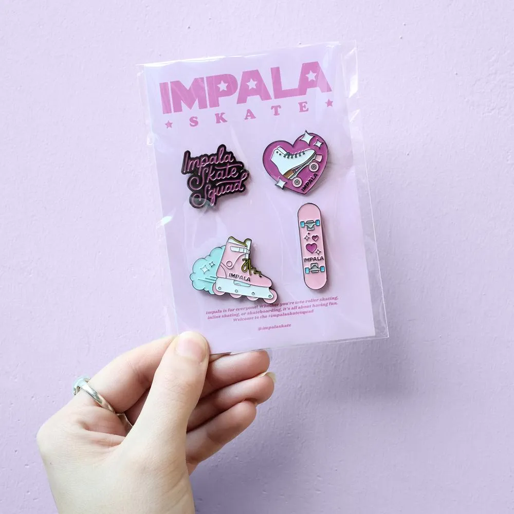 Impala Skate Enamel Pin Pack - Assorted