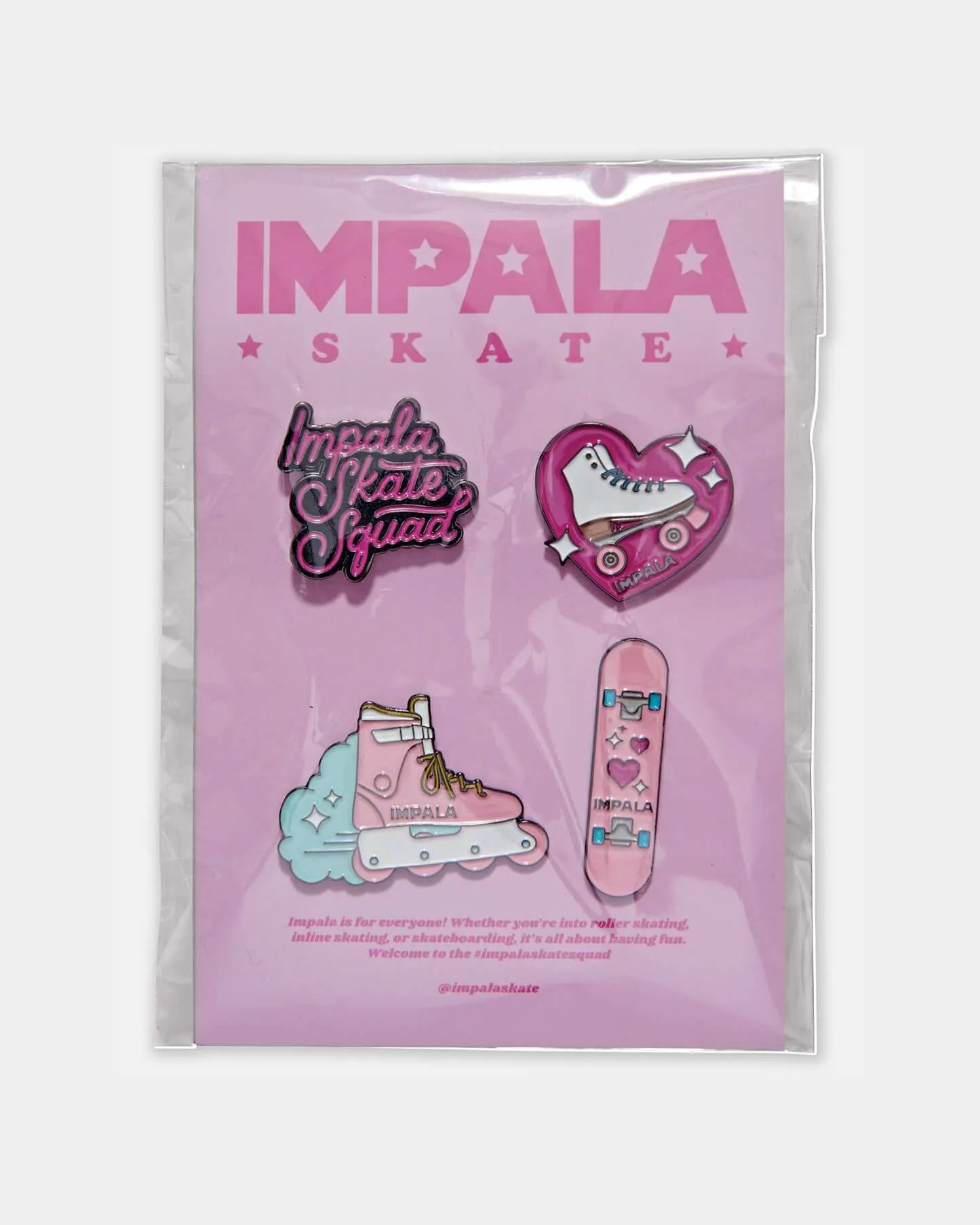 Impala Skate Enamel Pin Pack - Assorted