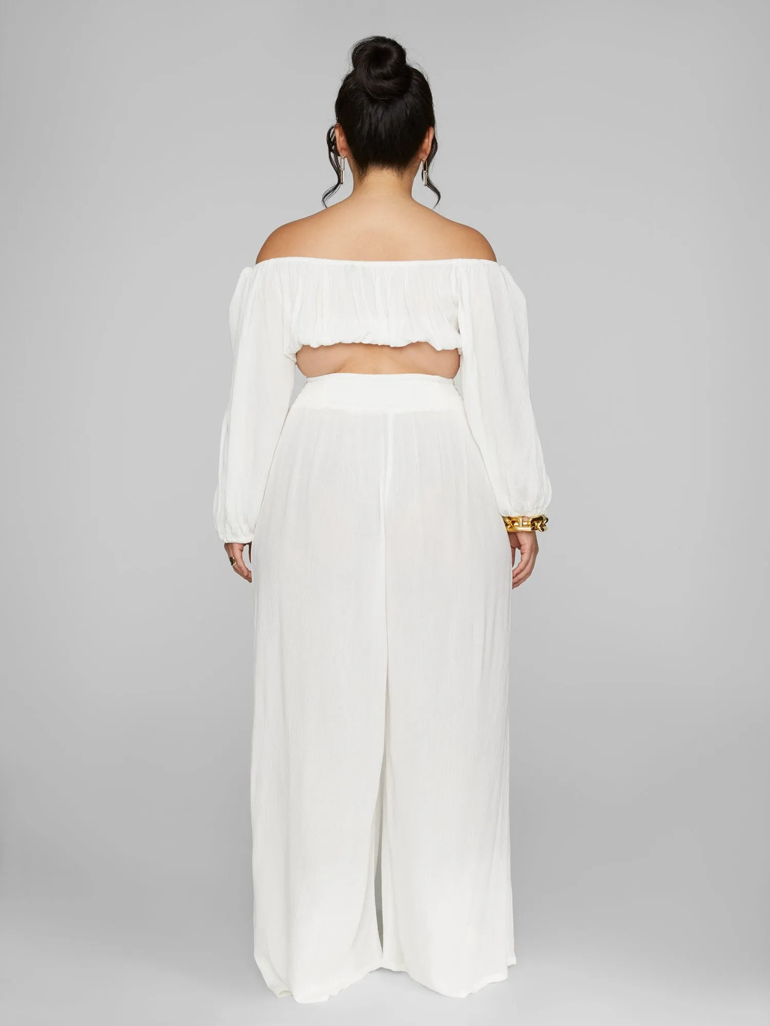 Ingrid Gauze Wide Leg Pants