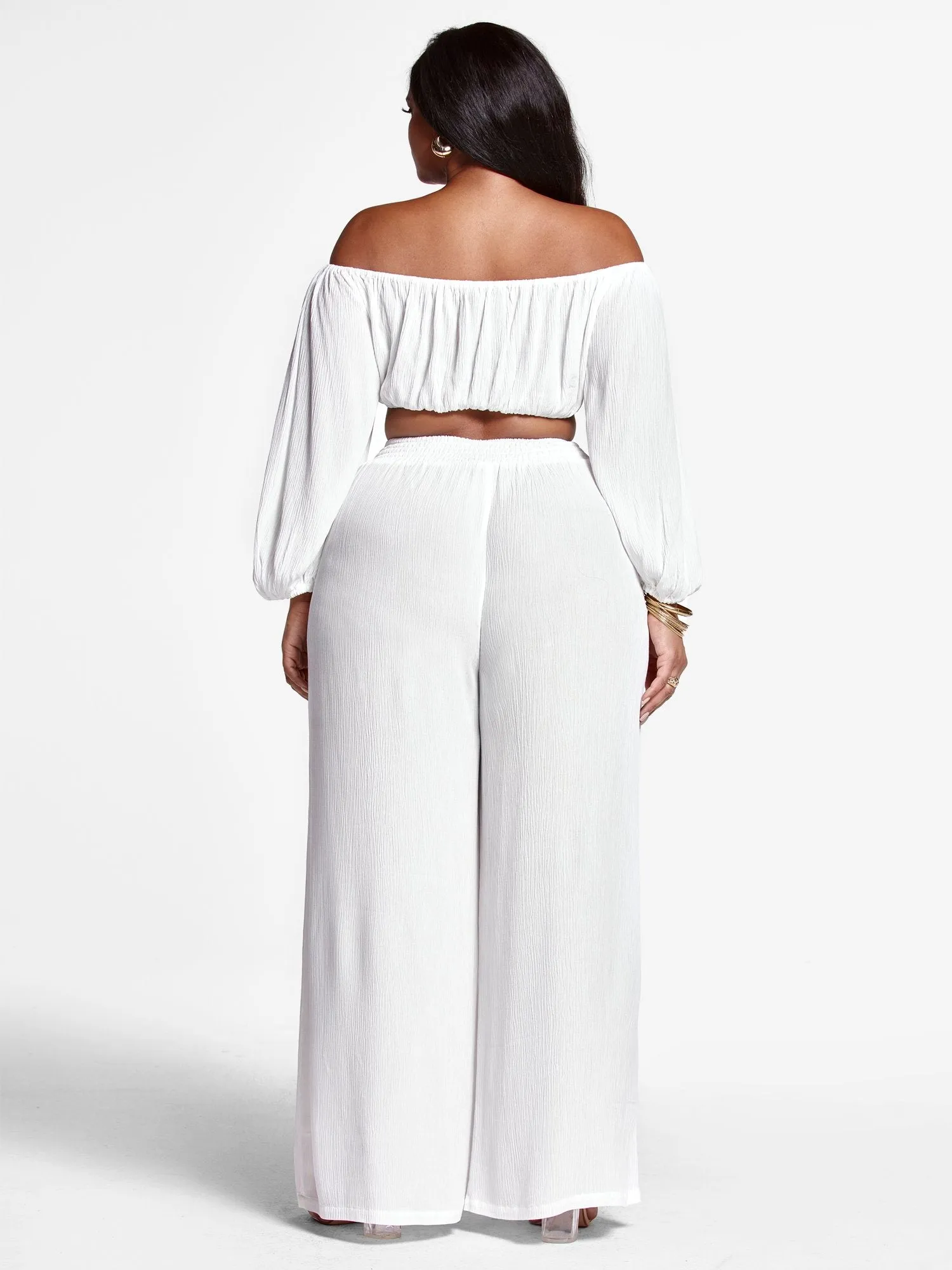 Ingrid Gauze Wide Leg Pants