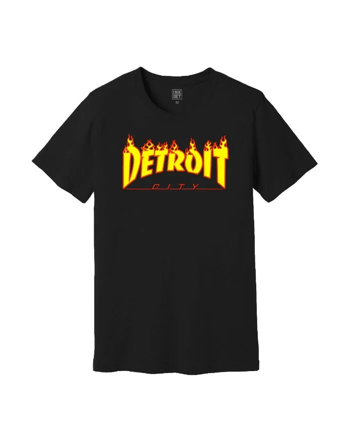 Ink Detroit City T-Shirt - Black