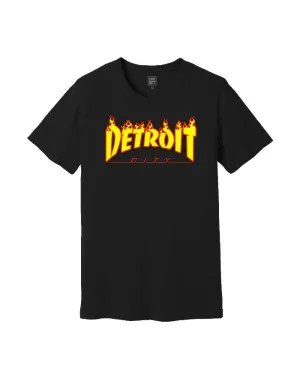 Ink Detroit City T-Shirt - Black