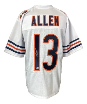 Keenan Allen Chicago Signed White Football Jersey BAS