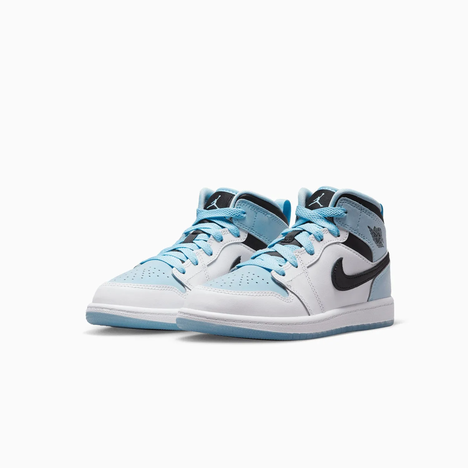 Kid's Air Jordan 1 Mid SE "Ice Blue" Pre School