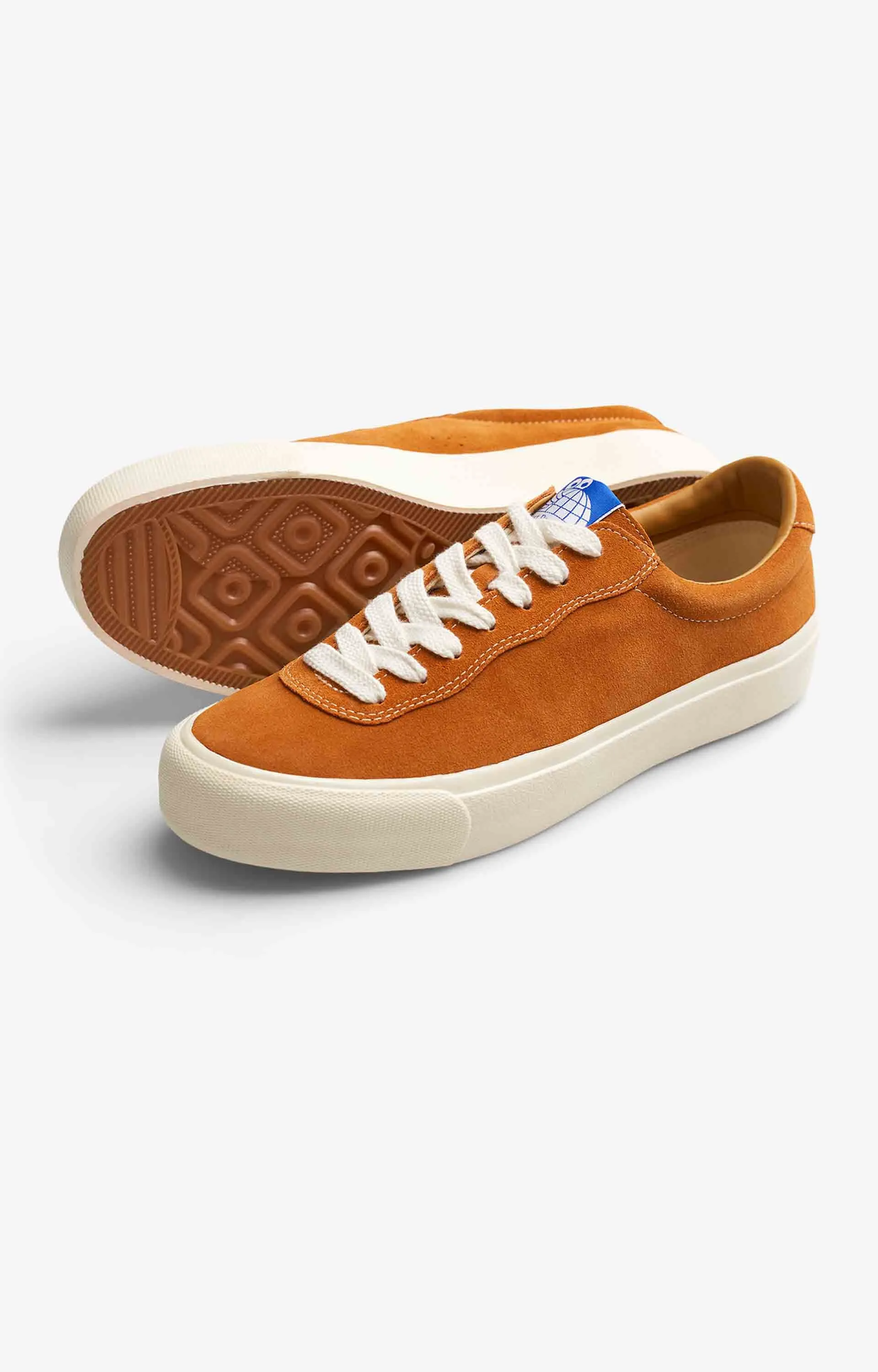 Last Resort AB Suede Lo VM001 Mens Shoe, Cheddar/White