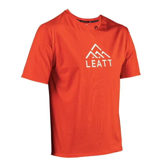 Leatt Men's MTB 1.0 X-Flow Short Sleeve Bike Jersey