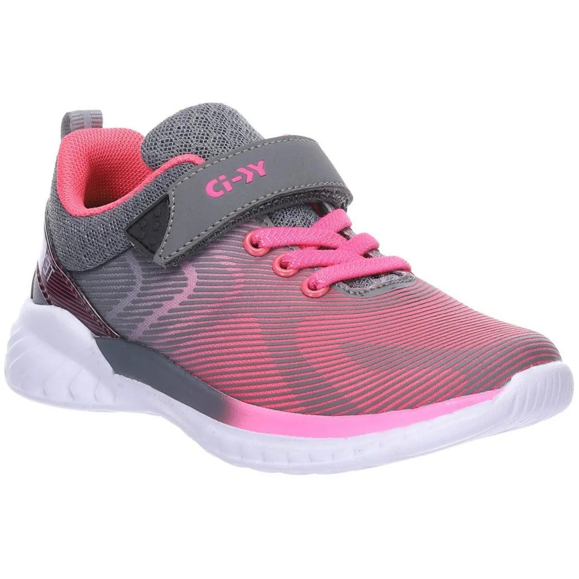 Lurchi Girls Trainer Lio-Tex Dark Grey/Fuchsia