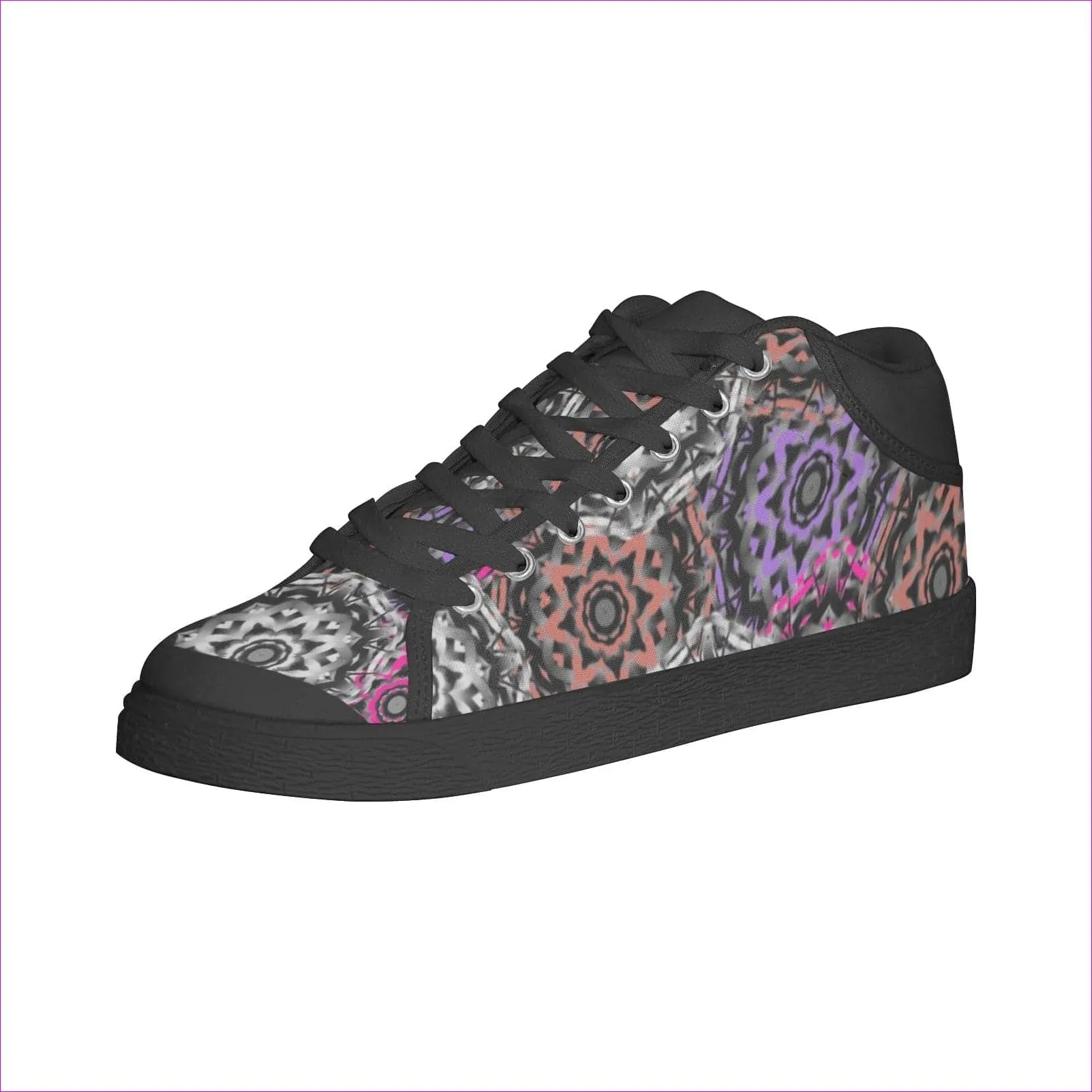 Mandala Graffiti Chukka Canvas Womens Shoes