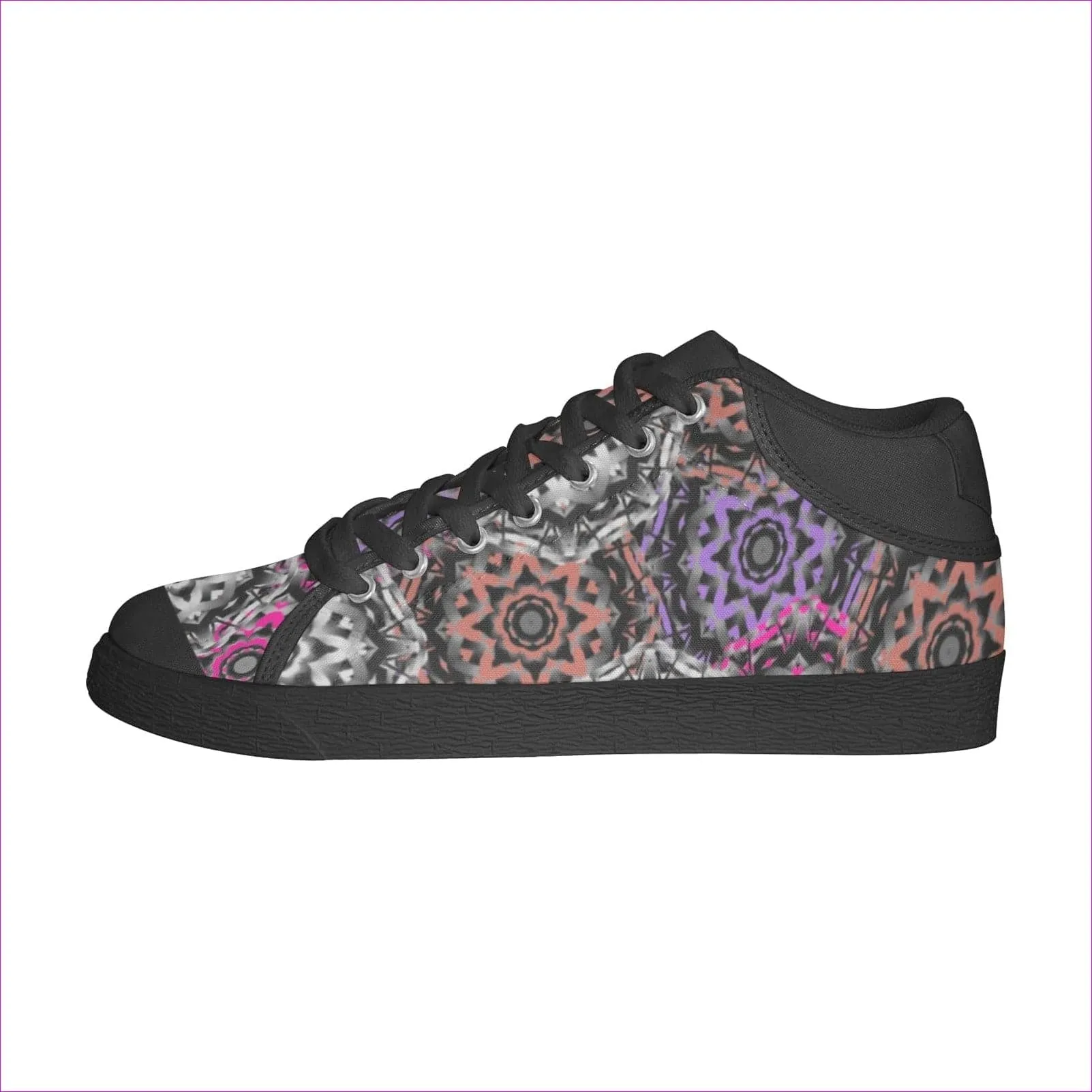 Mandala Graffiti Chukka Canvas Womens Shoes