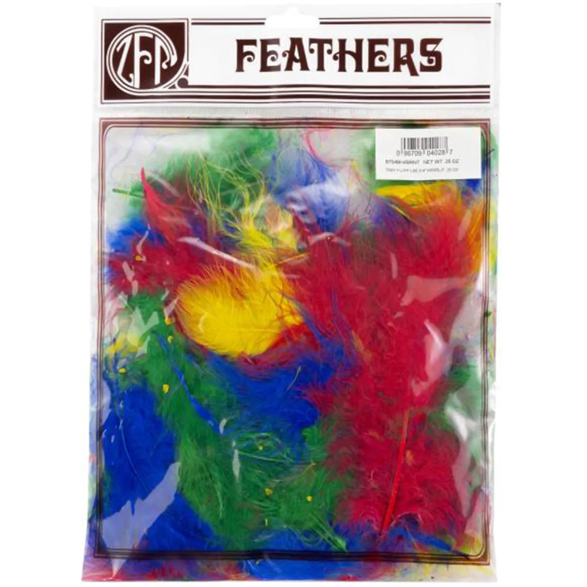 Marabou Feathers, Vibrant 0.25 oz B704-AV