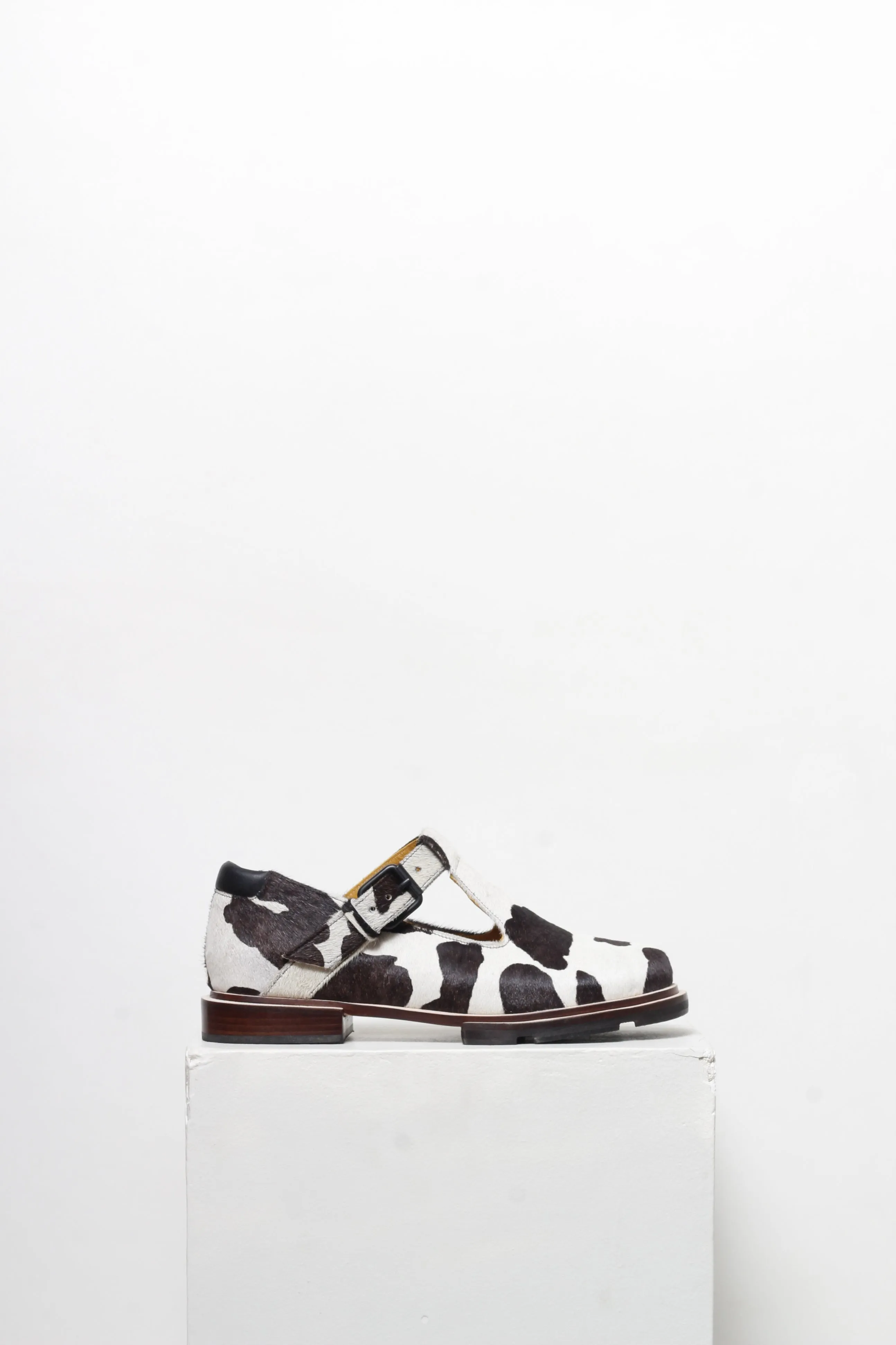 Mary Cow Print Mary-Janes