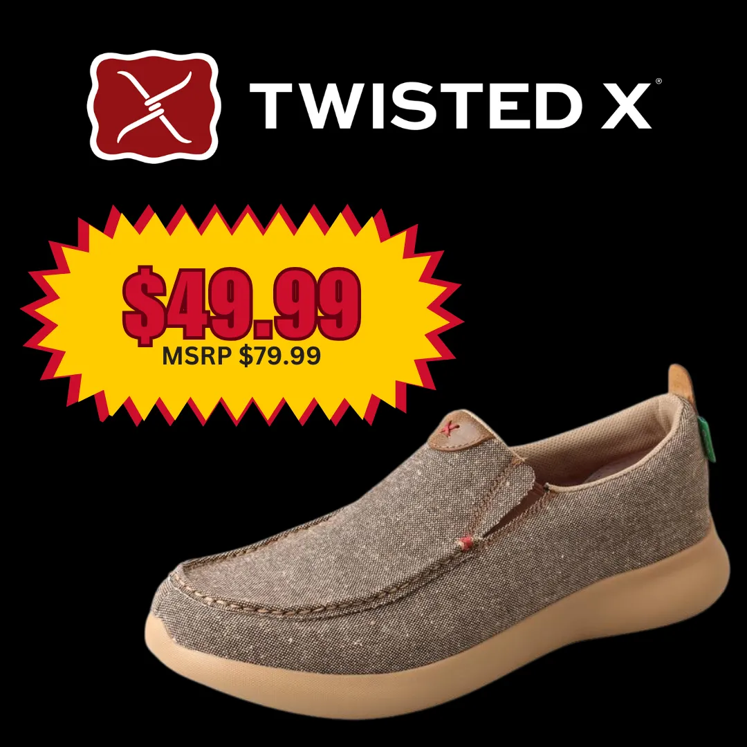 Men's Twisted X Cell Stretch Driving Shoes - Moc Toe