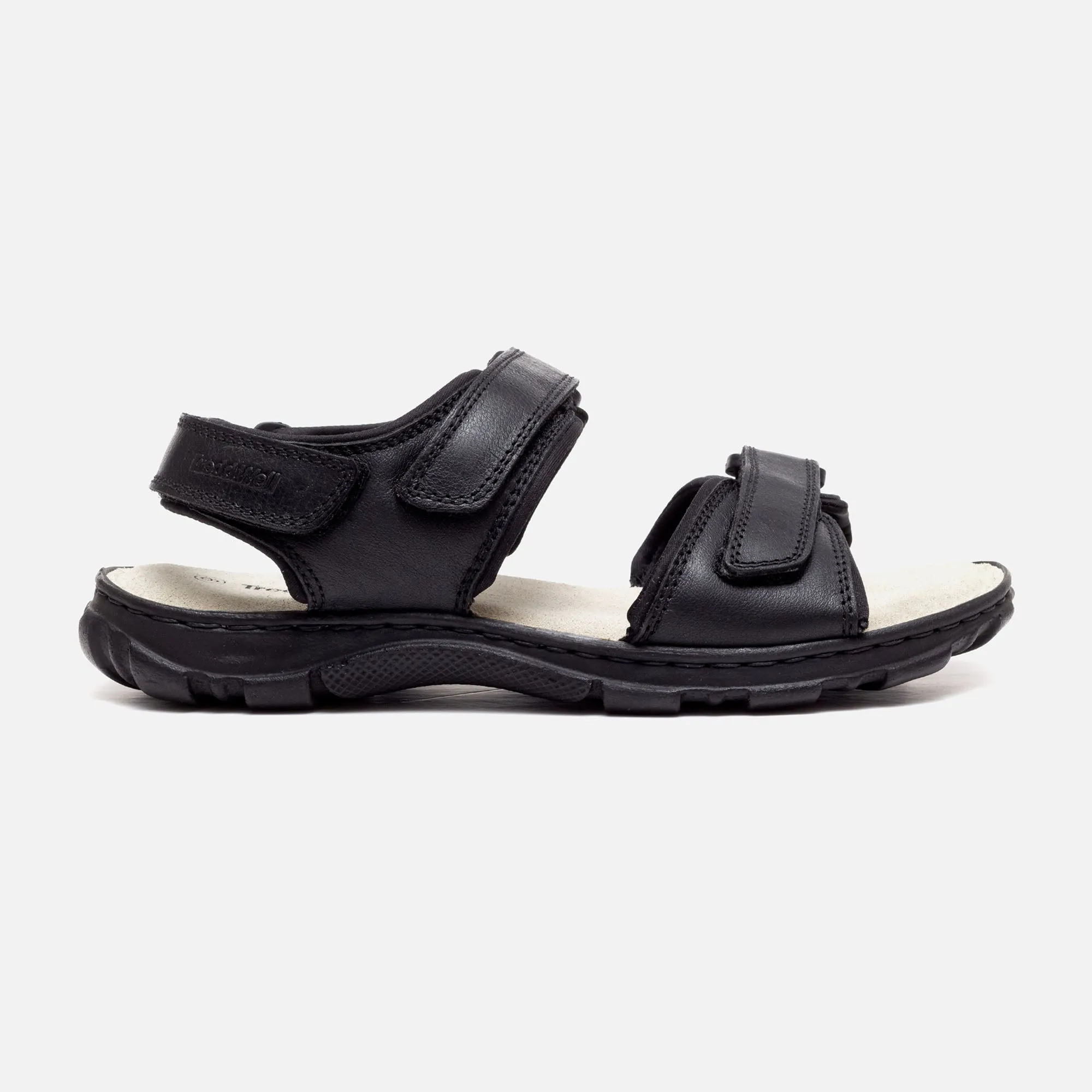 Mens Wide Fit James Leather Sandals by Tredd Well