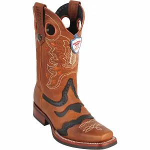 Men's Wild West Genuine Leather Rodeo Toe Boot 281TH2751