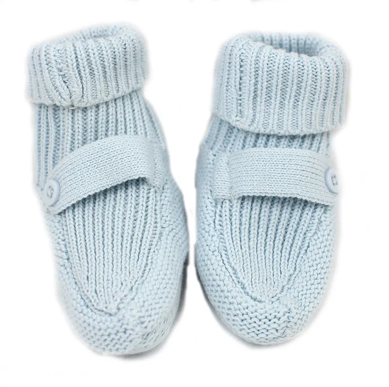 Milan Organic Knit Baby Booties Shoes (4 Colors)