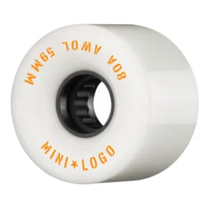 Mini Logo AWOL Skateboard Wheels 59mm 80A White