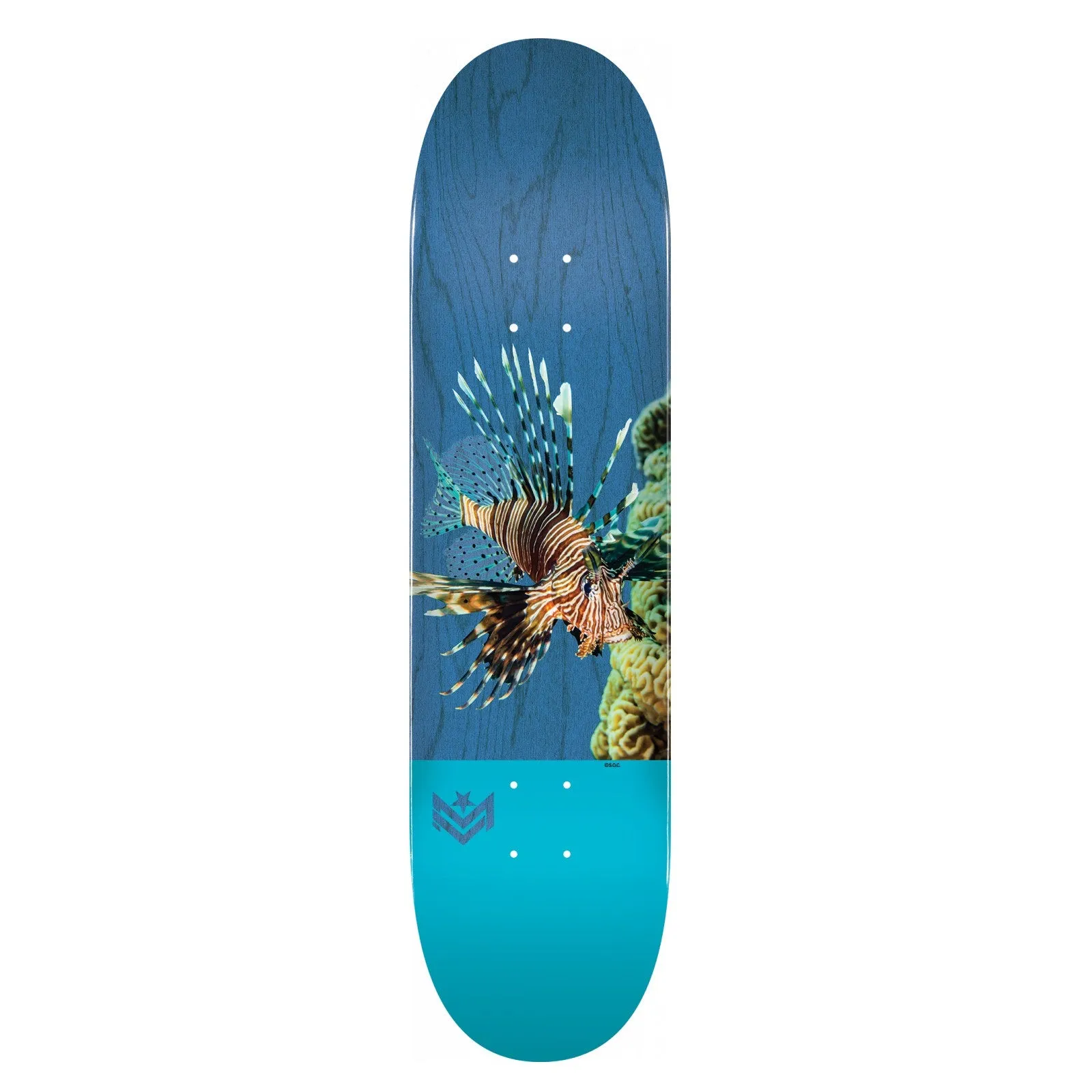 Mini Logo Poison 16 Skateboard Deck 243 - 8.25" Lion Fish