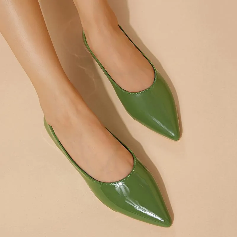 Minimalist Pointed Toe Flat Shoes