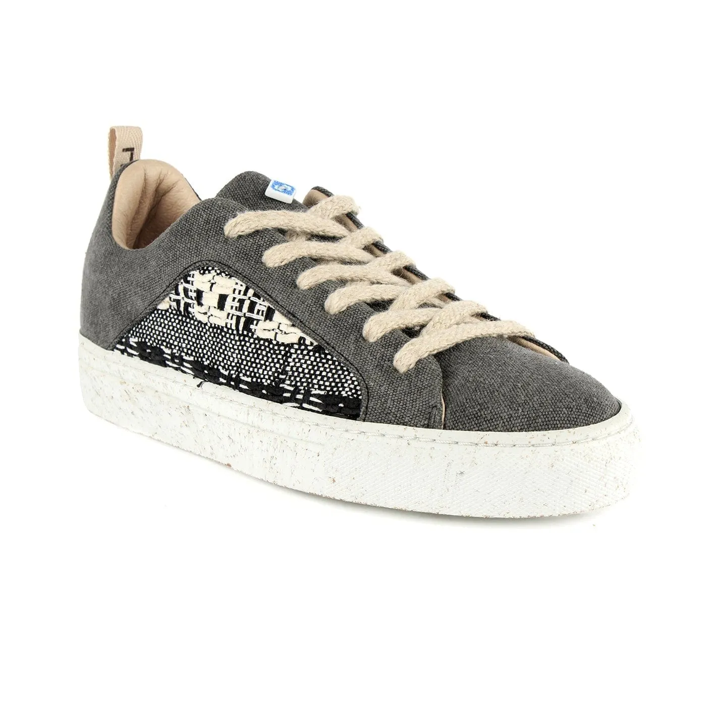 My Tennis Silk Recycled Cotton Sneakers | Black