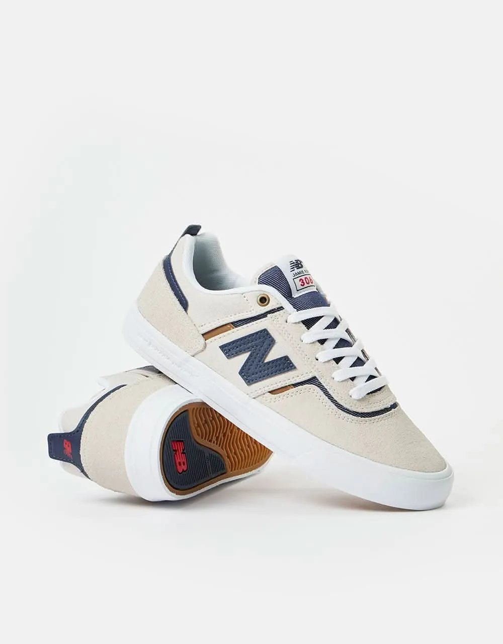 New Balance Numeric Jamie Foy 306 Skate Shoes - Sea Salt/Navy