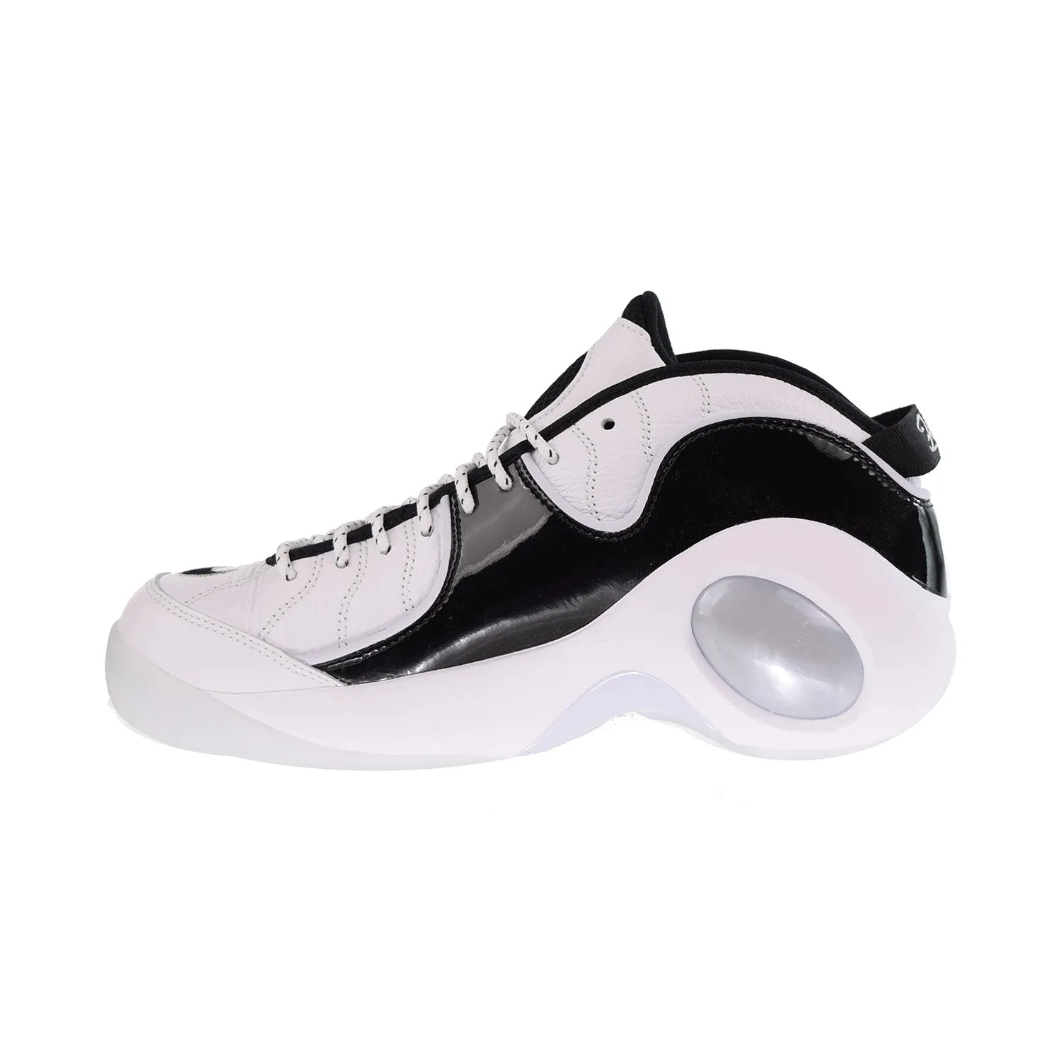 Nike Air Zoom Flight 95 Men's Shoes Black Patent/Football Grey