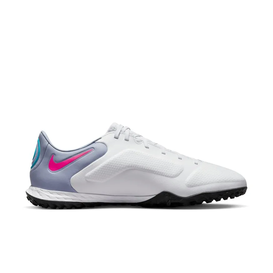 Nike React Tiempo Legend 9 Pro TF-WHITE/BLACK-BALTIC BLUE-PINK BLAST