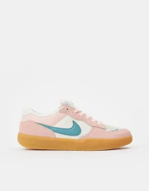 Nike SB Force 58 Skate Shoes - Phantom/Mineral Teal-Pink Bloom