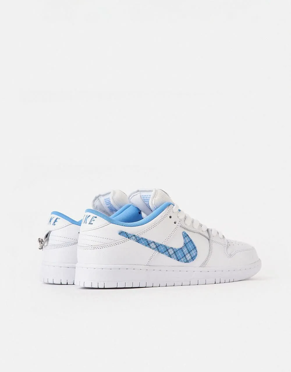 Nike SB 'Nicole Hause' Dunk Low Pro QS Skate Shoes - White/University Blue-White